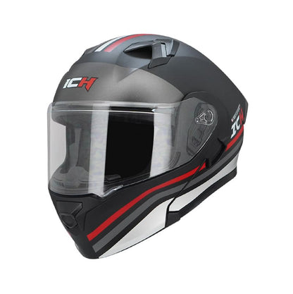 CASCO ICH ICH-3120DV MARCI MATE NEGRO ROJO