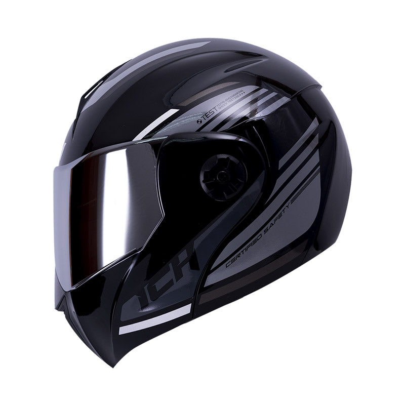 CASCO ICH ICH-3110DV NO FEAR NEGRO GRIS VISOR RAMDON
