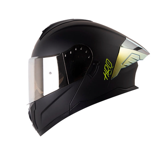 CASCO HRO HRO-3480DV EVO SOLID MATE NEGRO AMARILLO NEON