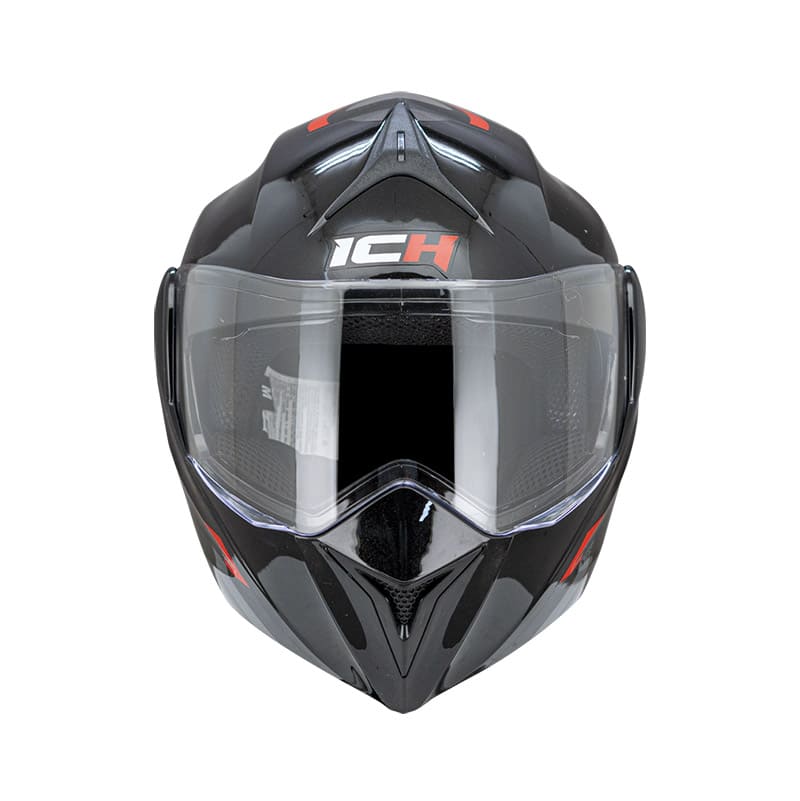 CASCO ICH ICH-3110DV BOUBLE NEGRO ROJO