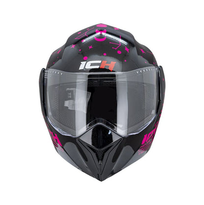 CASCO ICH ICH-3110S NITE NITE NEGRO FUCSIA NEON