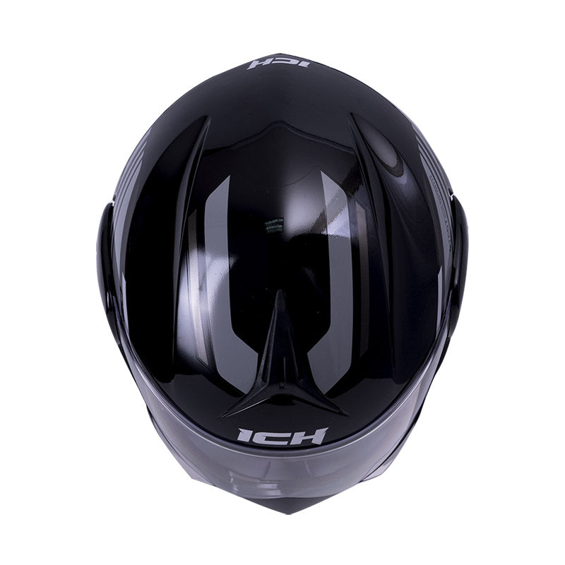 CASCO ICH ICH-3110DV AUGE NEGRO GRIS VISOR RAMDON