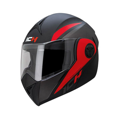 CASCO ICH ICH-3110DV LEGION MATE NEGRO ROJO