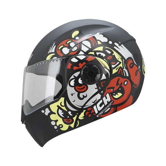 CASCO ICH ICH-3110S DREAM TEAM MATE NEGRO ROJO