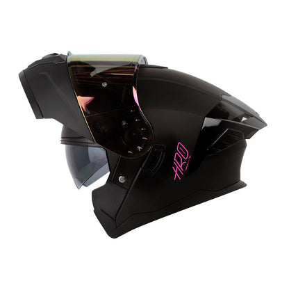 CASCO HRO HRO-3480DV EVO SOLID MATE NEGRO FUCSIA IRIDIUM