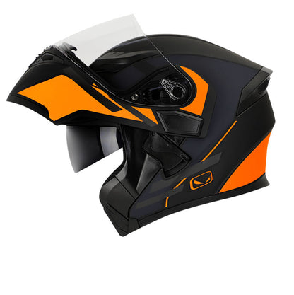 CASCO HRO HRO-3400DV INEFFABLE MATE NEGRO NARANJA NEON