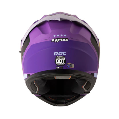 CASCO HRO HRO-3440 DV ROC MORADO MORADO CLARO VISOR IRIDIUM