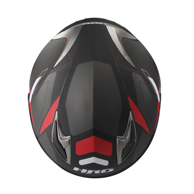 CASCO HRO HRO-508 ZLIMO MATE NEGRO ROJO
