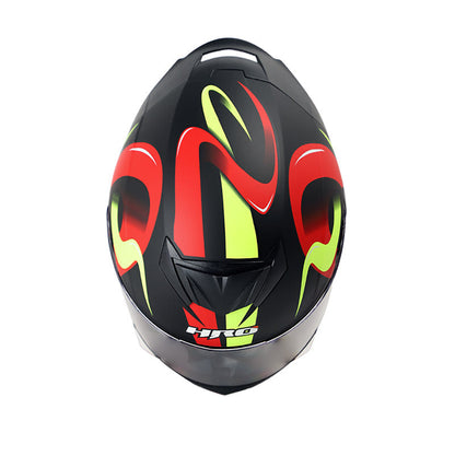CASCO HRO HRO-511 FLOWING MATE NEGRO ROJO