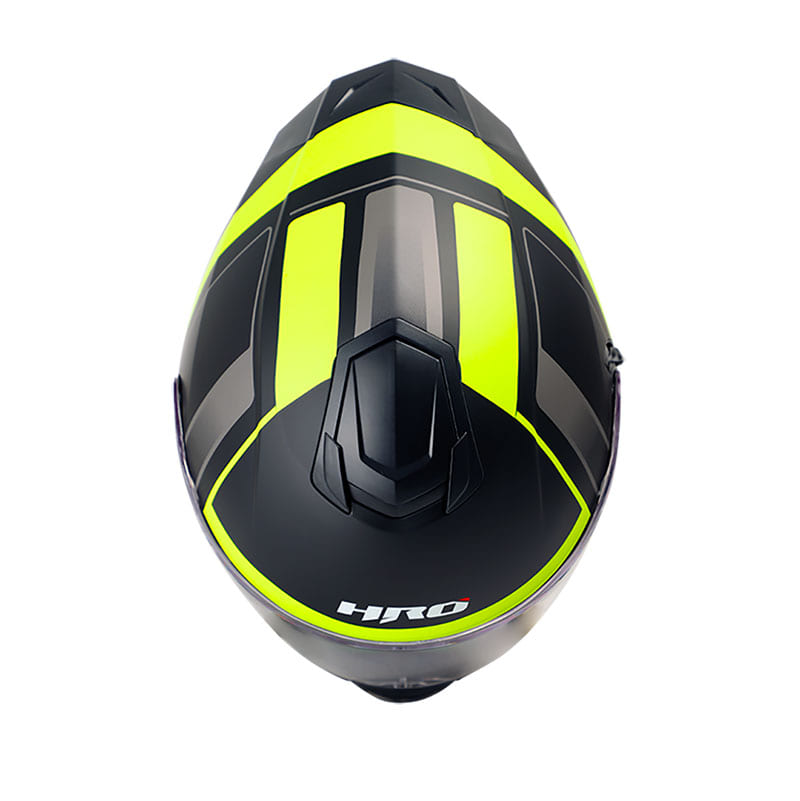 CASCO HRO HRO-518DV DUNE MATE NEGRO AMARILLO NEON