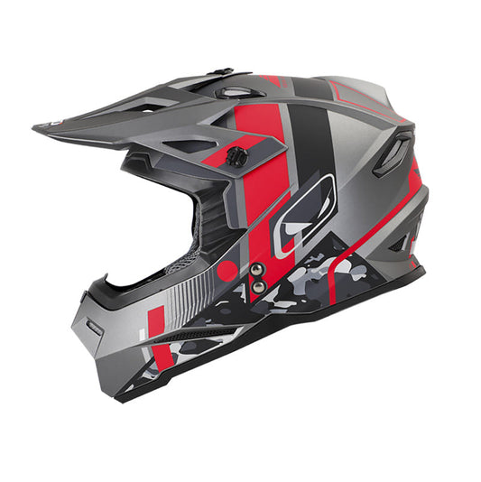 CASCO HRO HRO-MX03 ARM MATE NEGRO ROJO
