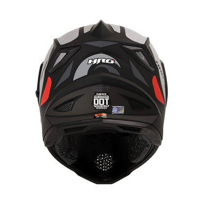 CASCO HRO HRO-MX330DV NET MATE NEGRO ROJO