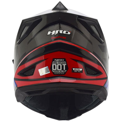 CASCO HRO HRO-MX330DV DOZER NEGRO ROJO