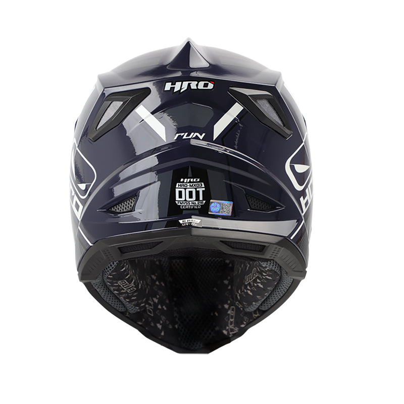 CASCO HRO HRO-MX03 RUN AZUL NAVY BLANCO