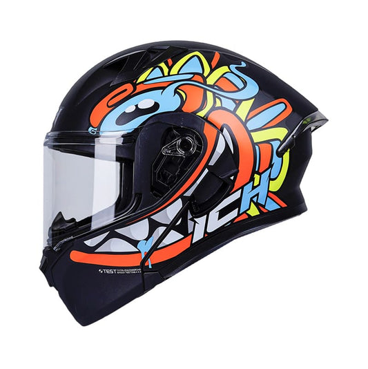 CASCO ICH ICH-3120DV OHAN MATE NEGRO NARANJA