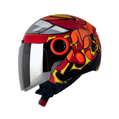 CASCO SHAFT SH-212 SPECTRE MATE NARANJA AMARILLO IRIDIUM