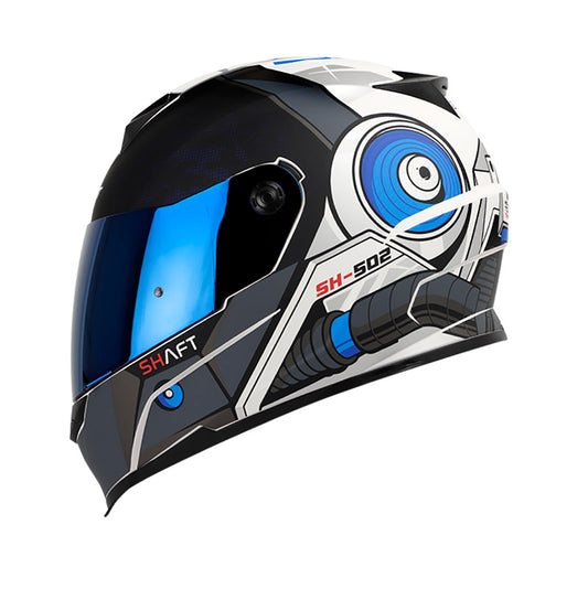 CASCO SHAFT SH-502 STEP MATE GRIS GRIS VISOR IRIDIUM