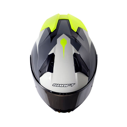 CASCO SHAFT SH-560 WUOKI GRIS OSCURO AMARILLO NEON IRIDIUM