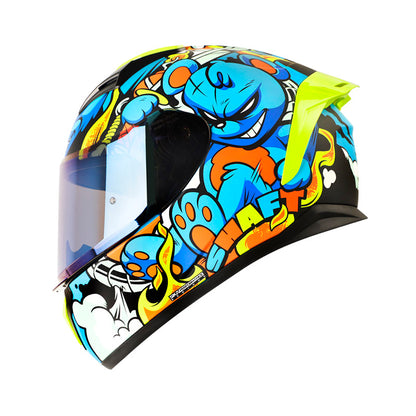 CASCO SHAFT SH-582SP EVO ANGRY BEAR MATE AZUL AZUL IRIDIUM