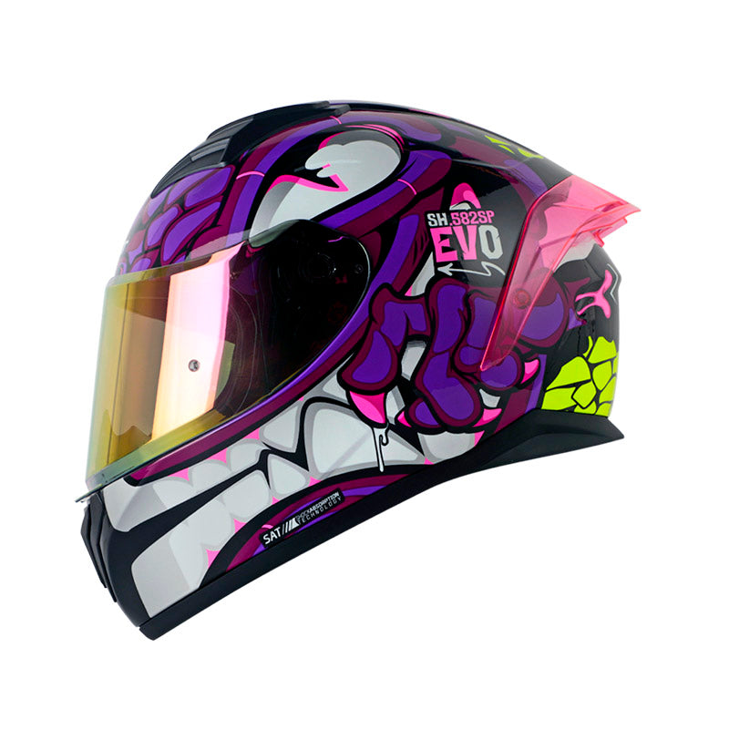 CASCO SHAFT SH-582SP DRAKARYS MORADO VISOR IRIDIUM