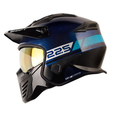 CASCO SHAFT SH-225 PILOT PRIME AZUL OSCURO AZUL IRIDIUM