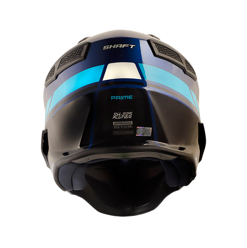 CASCO SHAFT SH-225 PILOT PRIME AZUL OSCURO AZUL IRIDIUM