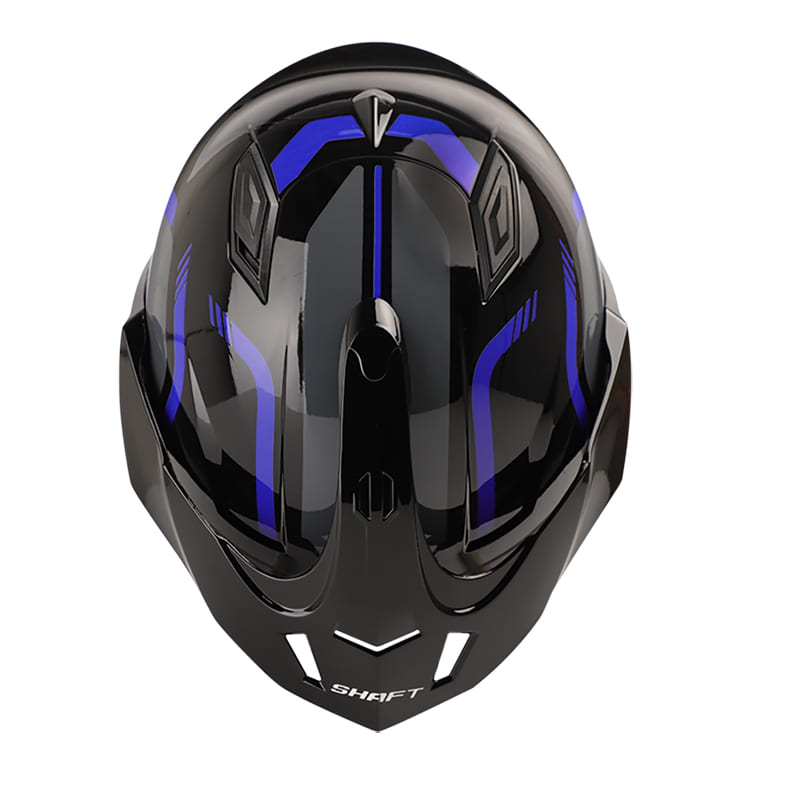 CASCO SHAFT SH-227 LOCK NEGRO AZUL