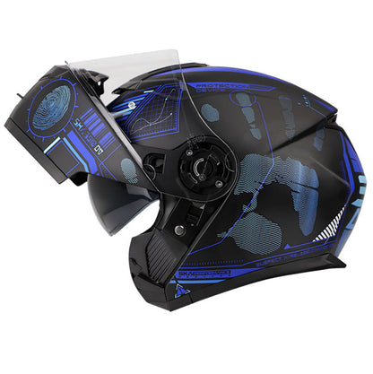 CASCO SHAFT SH-3910DV SUSPECT MATE NEGRO AZUL