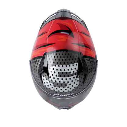 CASCO SHAFT SH-526SP THE GAMES MATE ROJO ROJO SMOKE