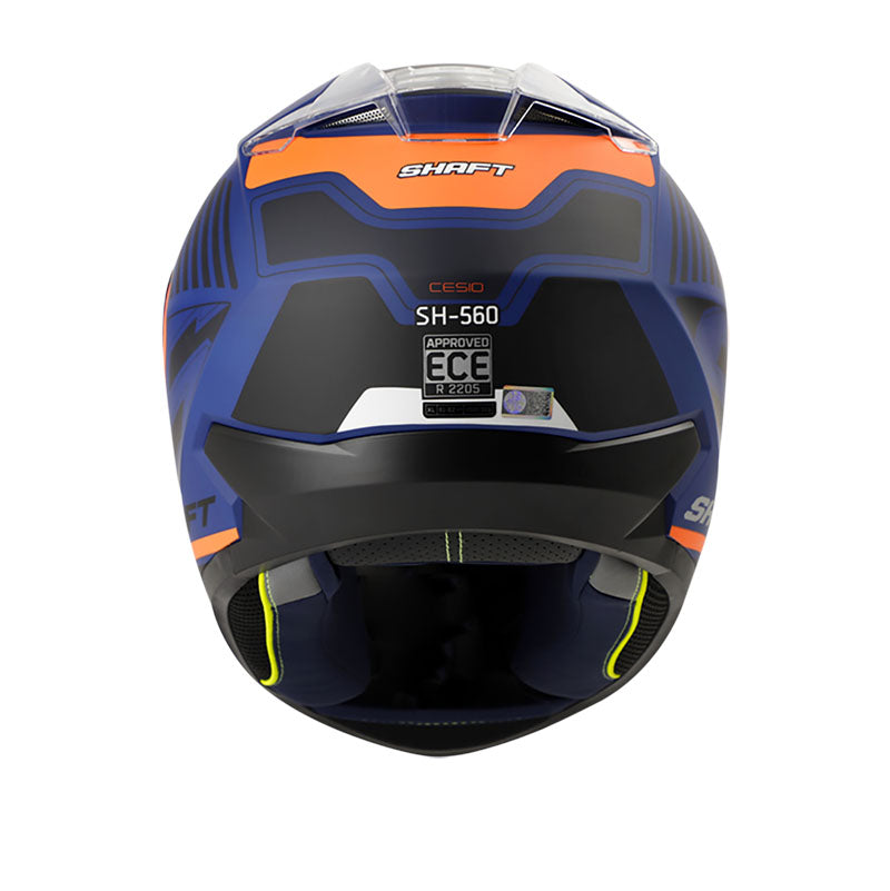 CASCO SHAFT SH-560 CESIO AZUL NAVY NARANJA NEON
