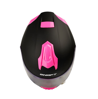 CASCO SHAFT SH-551 SOLID FLOW MATE NEGRO FUCSIA VISOR IRIDIUM