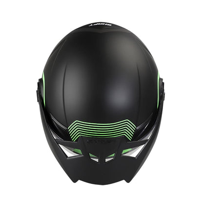 CASCO SHAFT SH-211 TONKA MATE NEGRO VERDE NEON