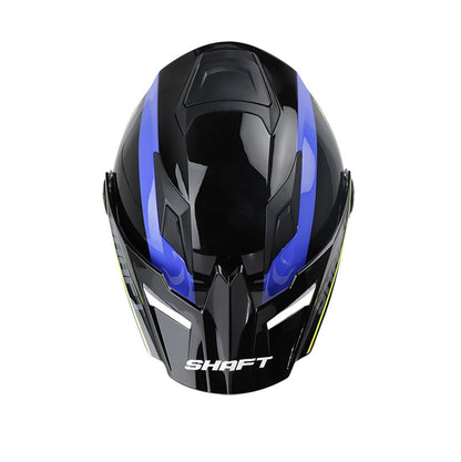 CASCO SHAFT SH-3700DV BARRIER AZUL AMARILLO NEON