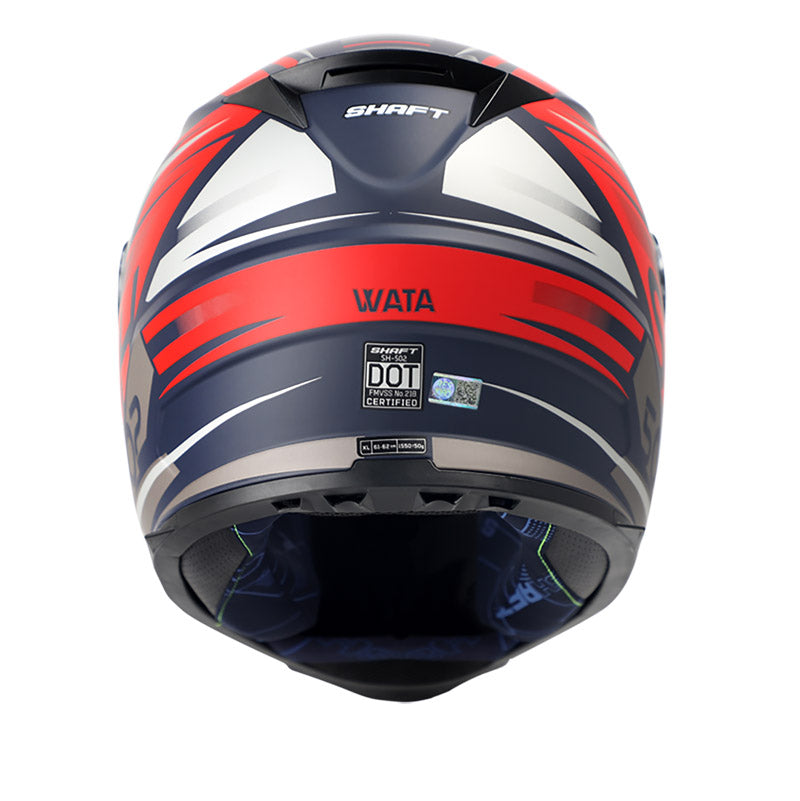 CASCO SHAFT SH-502 WATA AZUL NAVY ROJO