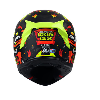 CASCO SHAFT SH-542GT LOKUS MATE NEGRO AMARILLO NEON