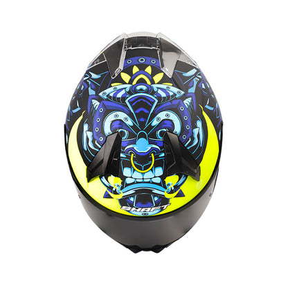 CASCO SHAFT SH-560 DEMONIAK FEST MATE NEGRO AMARILLO NEON