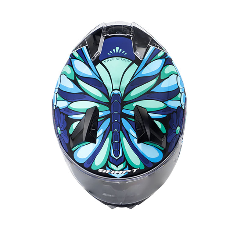 CASCO SHAFT SH-560 FREE SPIRIT MATE NEGRO AZUL