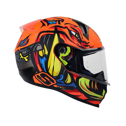 CASCO SHAFT SH-560 PORKY MATE NARANJA NEON GRIS
