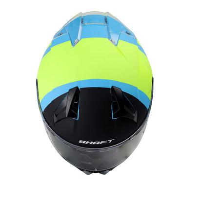 CASCO SHAFT SH-560 ROLLAX MATE AZUL AMARILLO NEON