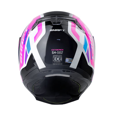 CASCO SHAFT SH-562 EXTREMER BLANCO FUCSIA NEON