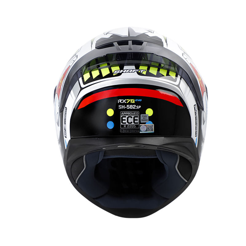 CASCO SHAFT SH-582SP RX78 BLANCO AZUL