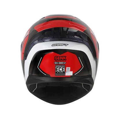 CASCO SHAFT SH-582SP GENK NEGRO ROJO