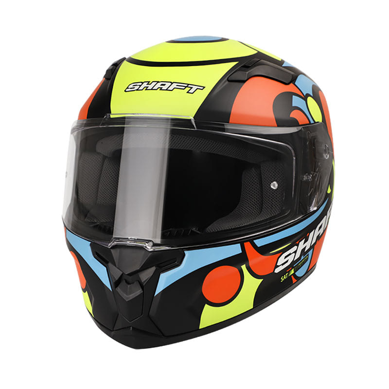 CASCO SHAFT SH-591 COLOR SHIFT MATE NEGRO AMARILLO NEON