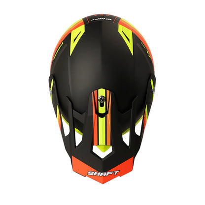 CASCO SHAFT SH-MX33 RAPTOR DEX MATE NEGRO NARANJA NEON