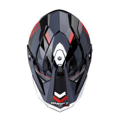 CASCO SHAFT SH-MX370DV PRO FELO NEGRO ROJO