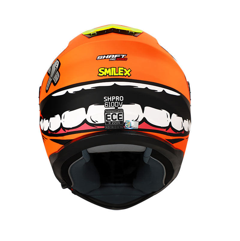 CASCO SHAFT SH-610DV PRO SMILEX MATE NARANJA NEON AMARILLO