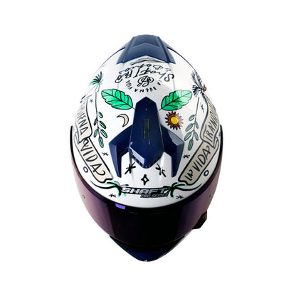CASCO SHAFT SH-610DV PRO LA BUENA VIDA BLANCO VERDE IRIDIUM