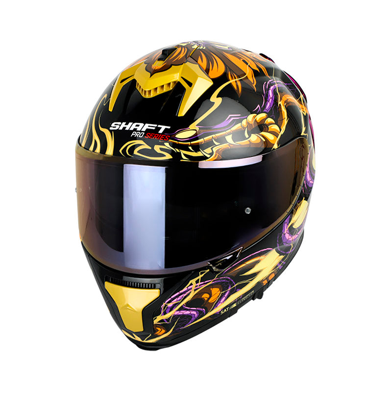 CASCO SHAFT SH-610EVO FIRE THUNDER NEGRO AMARILLO