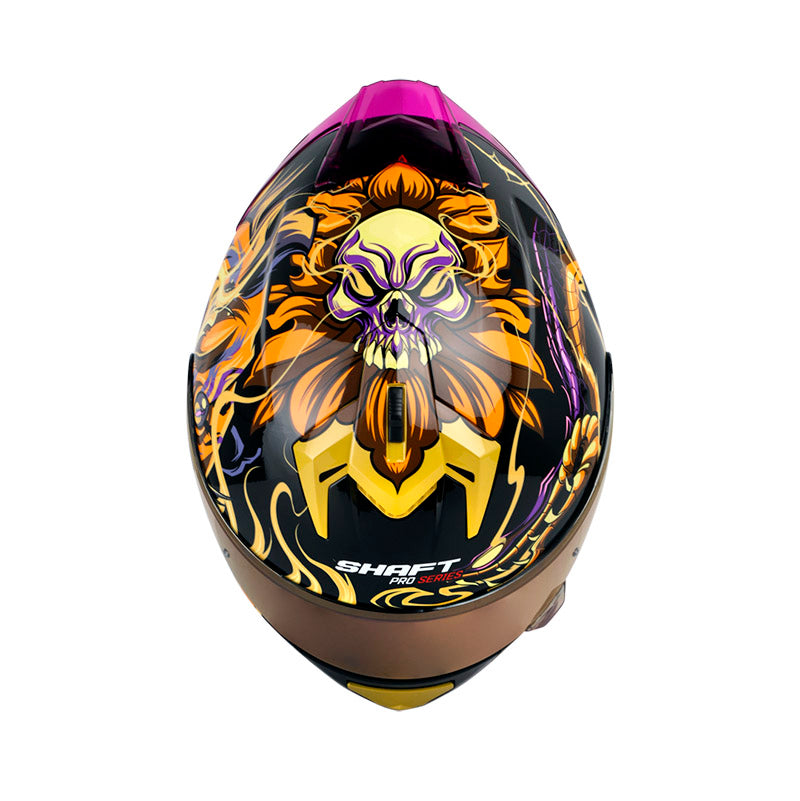 CASCO SHAFT SH-610EVO FIRE THUNDER NEGRO AMARILLO