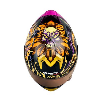CASCO SHAFT SH-610EVO FIRE THUNDER NEGRO AMARILLO